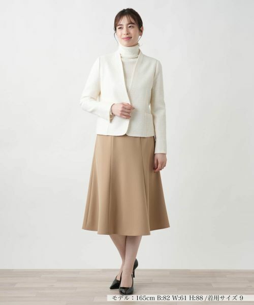 Leilian / レリアン テーラードジャケット | ノーカラージャケット | 詳細1