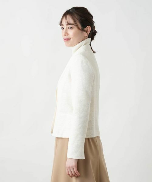 Leilian / レリアン テーラードジャケット | ノーカラージャケット | 詳細5