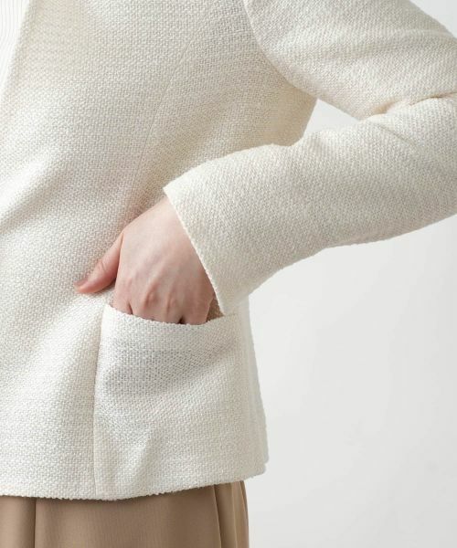 Leilian / レリアン テーラードジャケット | ノーカラージャケット | 詳細9