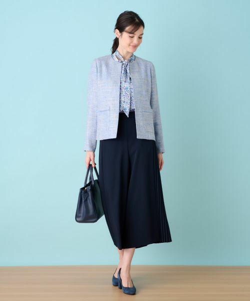 Leilian / レリアン テーラードジャケット | ノーカラージャケット | 詳細1