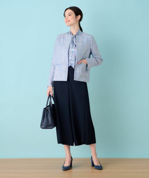 Leilian / レリアン テーラードジャケット | ノーカラージャケット | 詳細2