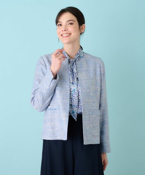 Leilian / レリアン テーラードジャケット | ノーカラージャケット | 詳細7