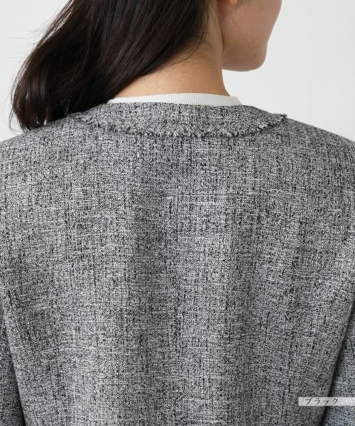 Leilian / レリアン セットアップ | ツイードノーカラースーツ | 詳細14