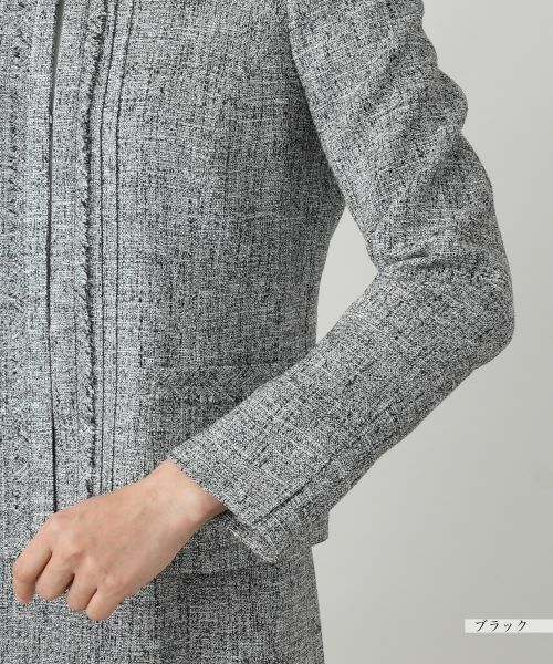 Leilian / レリアン セットアップ | ツイードノーカラースーツ | 詳細16