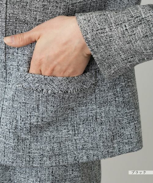 Leilian / レリアン セットアップ | ツイードノーカラースーツ | 詳細18