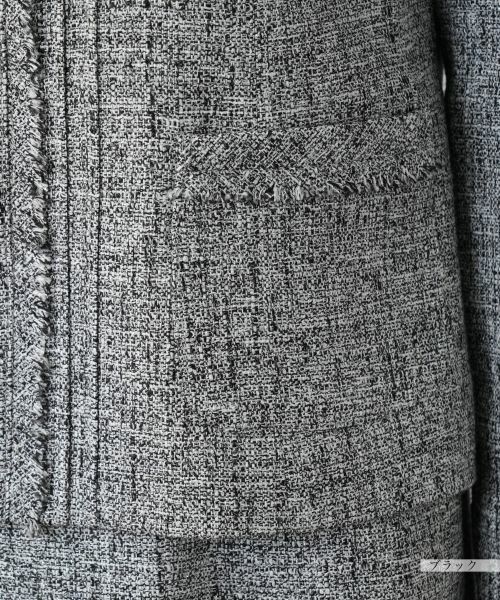 Leilian / レリアン セットアップ | ツイードノーカラースーツ | 詳細19