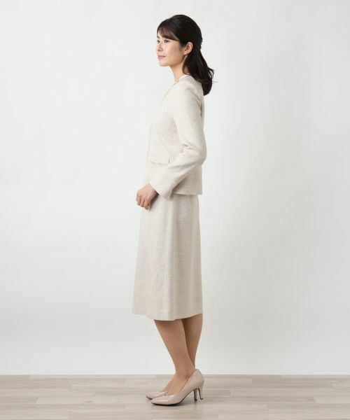Leilian / レリアン セットアップ | ツイードノーカラースーツ | 詳細2