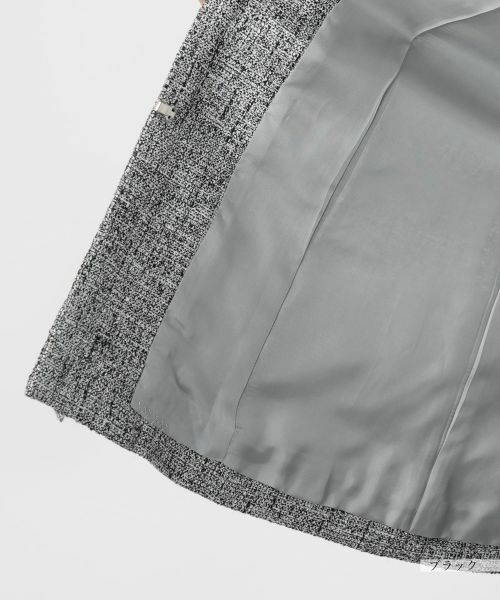 Leilian / レリアン セットアップ | ツイードノーカラースーツ | 詳細20