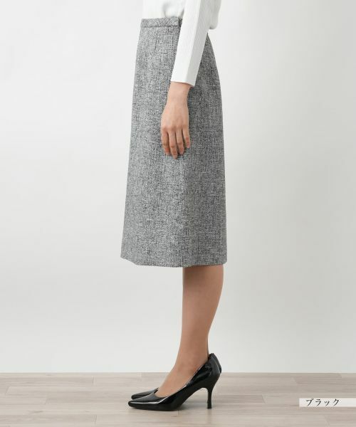 Leilian / レリアン セットアップ | ツイードノーカラースーツ | 詳細22