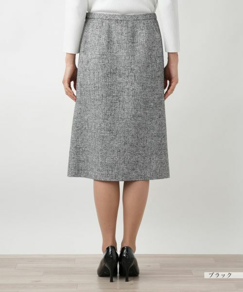 Leilian / レリアン セットアップ | ツイードノーカラースーツ | 詳細23