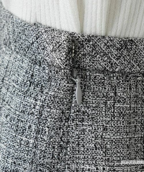 Leilian / レリアン セットアップ | ツイードノーカラースーツ | 詳細25