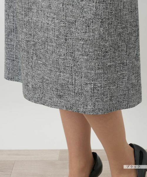Leilian / レリアン セットアップ | ツイードノーカラースーツ | 詳細26