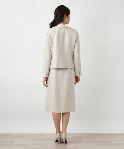 Leilian / レリアン セットアップ | ツイードノーカラースーツ | 詳細3