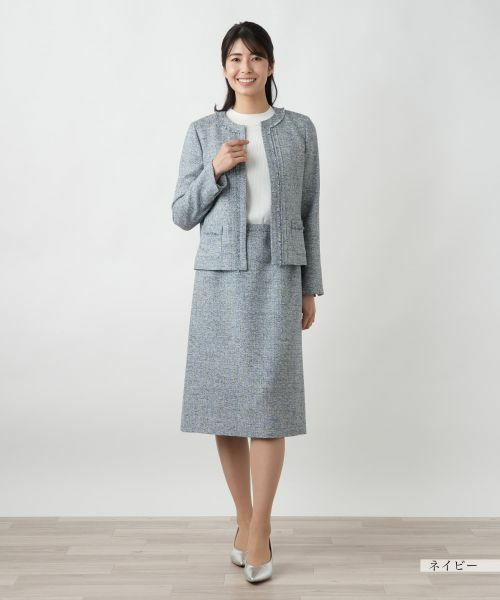 Leilian / レリアン セットアップ | ツイードノーカラースーツ | 詳細4