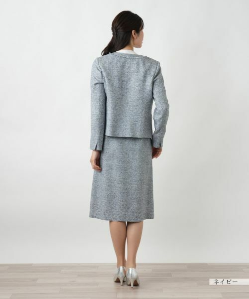Leilian / レリアン セットアップ | ツイードノーカラースーツ | 詳細6