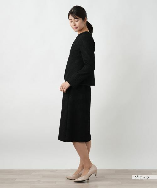 Leilian / レリアン セットアップ | ノーカラースーツ | 詳細1