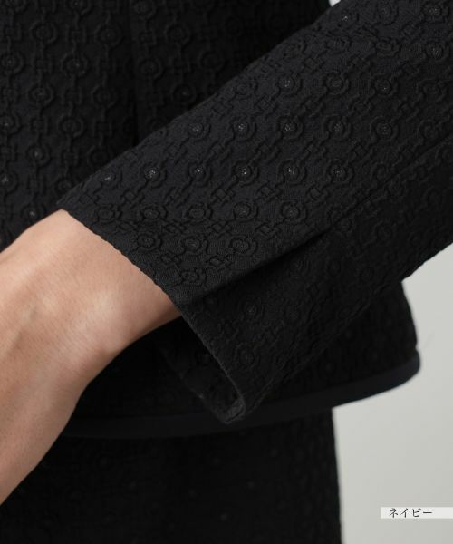 Leilian / レリアン セットアップ | ノーカラースーツ | 詳細13