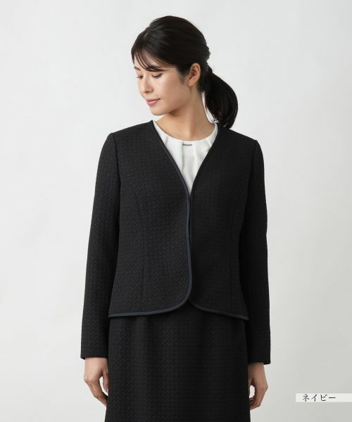 Leilian / レリアン セットアップ | ノーカラースーツ | 詳細6