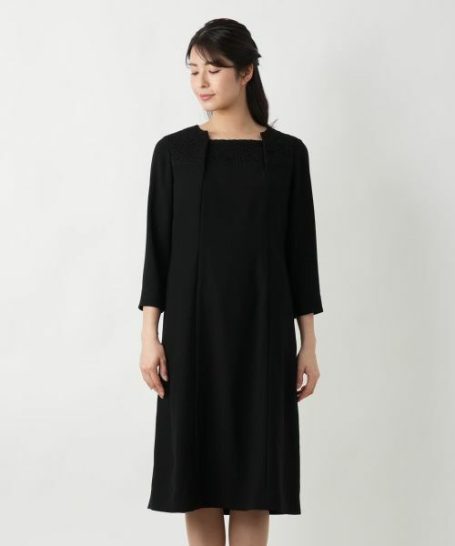 Leilian / レリアン ドレス | ワンピースアンサンブル【ブラックフォーマル】 | 詳細14