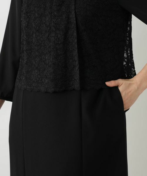 Leilian / レリアン ドレス | ワンピ−スアンサンブル【ブラックフォーマル】 | 詳細23