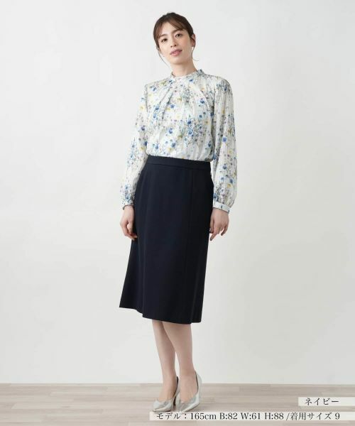 Leilian / レリアン ミニ・ひざ丈スカート | ミディスカート | 詳細5