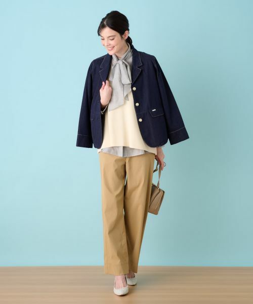 Leilian / レリアン テーラードジャケット | 洗えるジャケット【L JEANS】 | 詳細1