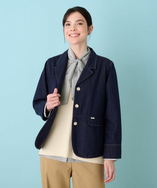 Leilian / レリアン テーラードジャケット | 洗えるジャケット【L JEANS】 | 詳細11