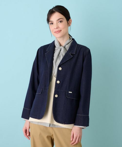 Leilian / レリアン テーラードジャケット | 洗えるジャケット【L JEANS】 | 詳細13