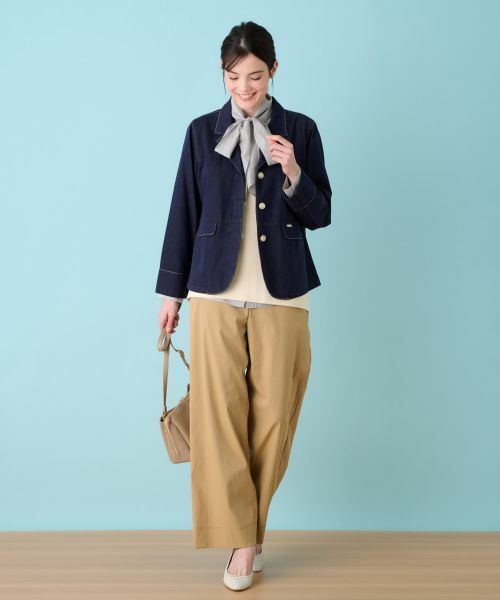 Leilian / レリアン テーラードジャケット | 洗えるジャケット【L JEANS】 | 詳細5