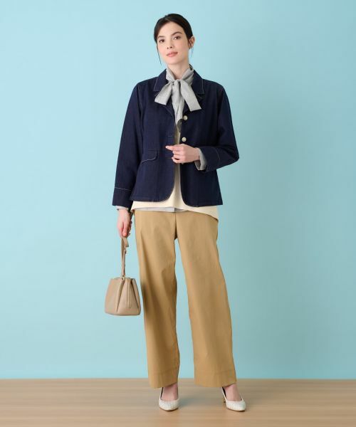 Leilian / レリアン テーラードジャケット | 洗えるジャケット【L JEANS】 | 詳細8