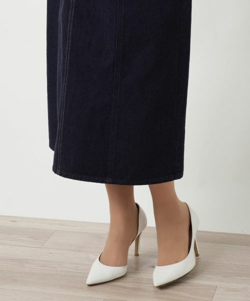Leilian / レリアン ミニ・ひざ丈スカート | デニムスカート【L JEANS】 | 詳細10