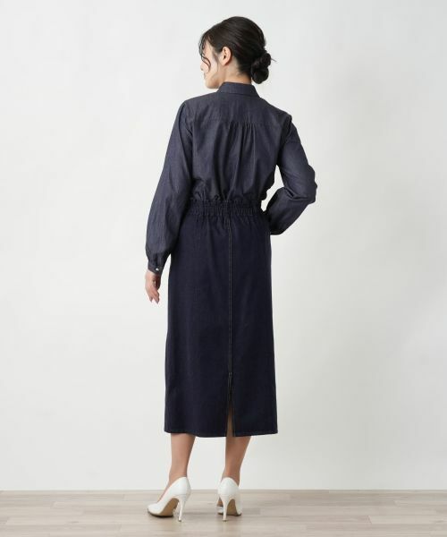 Leilian / レリアン ミニ・ひざ丈スカート | デニムスカート【L JEANS】 | 詳細3