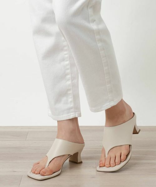 Leilian / レリアン その他パンツ | クロップドホワイトデニム【L JEANS】 | 詳細11