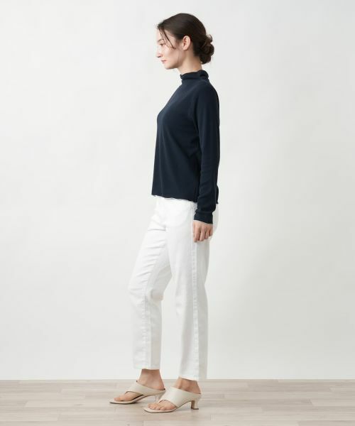 Leilian / レリアン その他パンツ | クロップドホワイトデニム【L JEANS】 | 詳細2