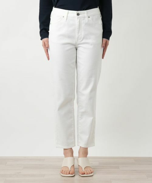 Leilian / レリアン その他パンツ | クロップドホワイトデニム【L JEANS】 | 詳細4