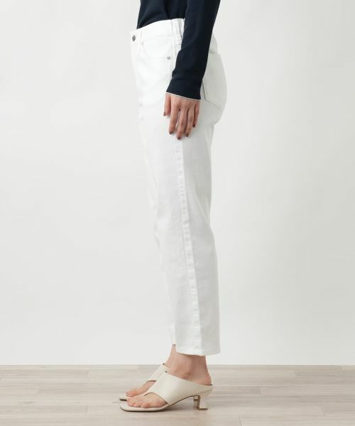 Leilian / レリアン その他パンツ | クロップドホワイトデニム【L JEANS】 | 詳細5