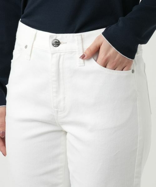 Leilian / レリアン その他パンツ | クロップドホワイトデニム【L JEANS】 | 詳細7