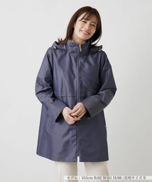 Leilian / レリアン テーラードジャケット | フーデッドジャケット(ブルー系)