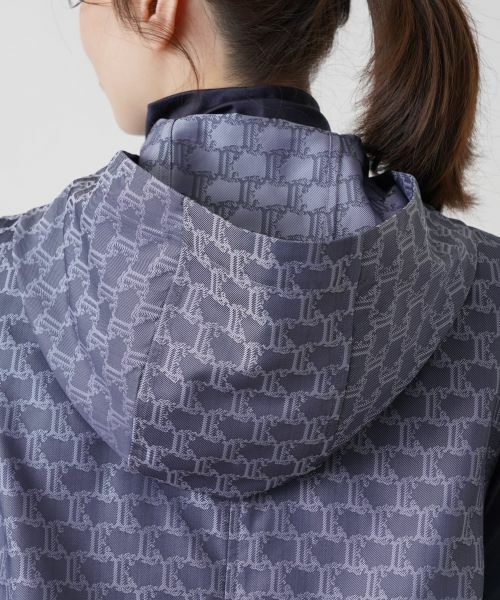 Leilian / レリアン テーラードジャケット | 総柄フーデッドベスト | 詳細10