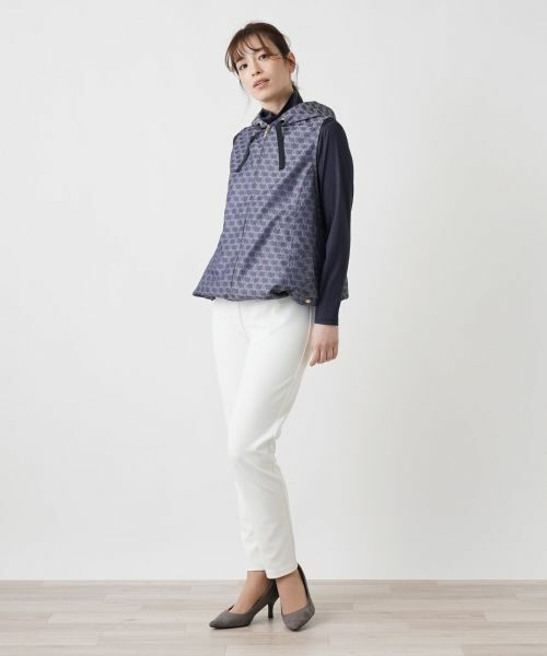 Leilian / レリアン テーラードジャケット | 総柄フーデッドベスト | 詳細5