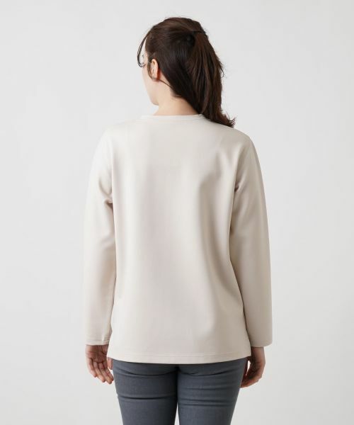 Leilian / レリアン スウェット | バックモチーフカットソー | 詳細10
