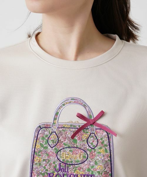 Leilian / レリアン スウェット | バックモチーフカットソー | 詳細11