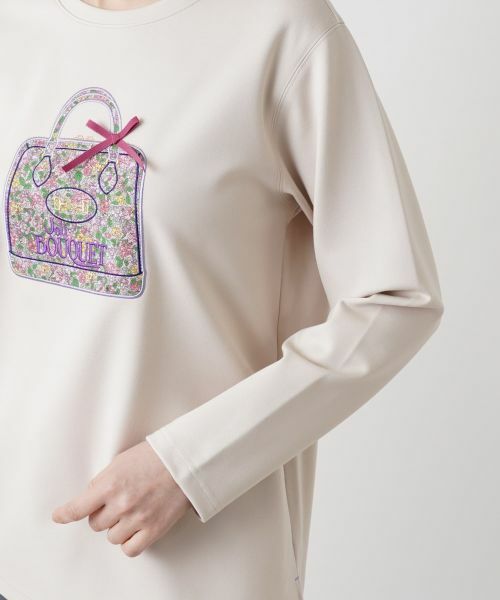 Leilian / レリアン スウェット | バックモチーフカットソー | 詳細13