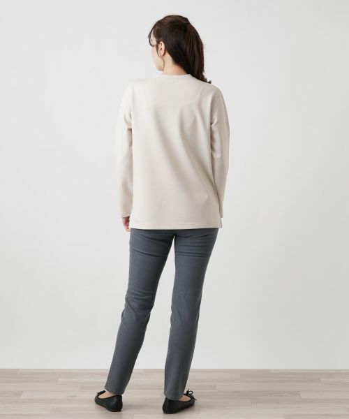 Leilian / レリアン スウェット | バックモチーフカットソー | 詳細7