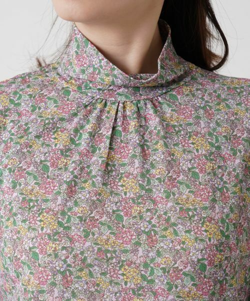 Leilian / レリアン カットソー | 小花柄ハイネックカットソー | 詳細10