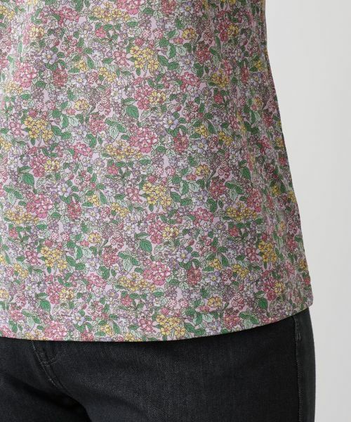 Leilian / レリアン カットソー | 小花柄ハイネックカットソー | 詳細14