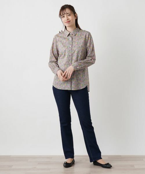 Leilian / レリアン シャツ・ブラウス | 小花柄シャツ | 詳細14