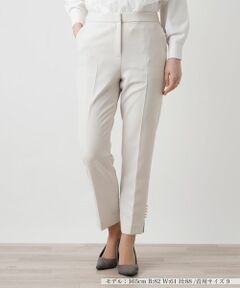 Leilian / レリアン その他パンツ | ヘムスリットテーパードパンツ