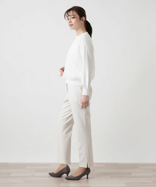 Leilian / レリアン その他パンツ | ヘムスリットテーパードパンツ | 詳細5