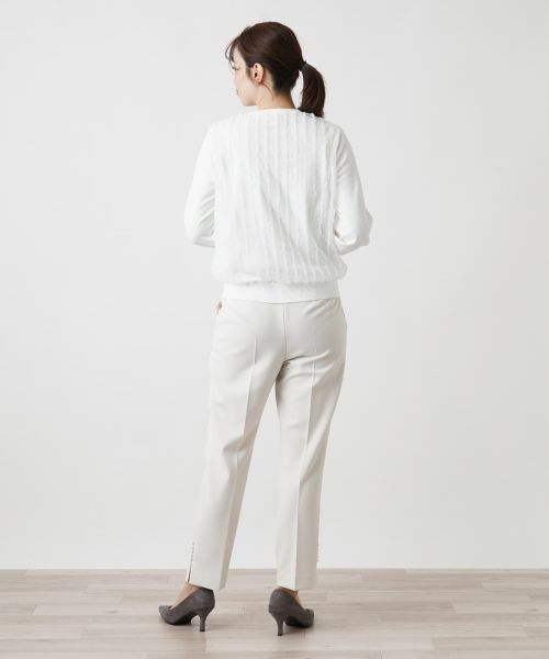 Leilian / レリアン その他パンツ | ヘムスリットテーパードパンツ | 詳細6